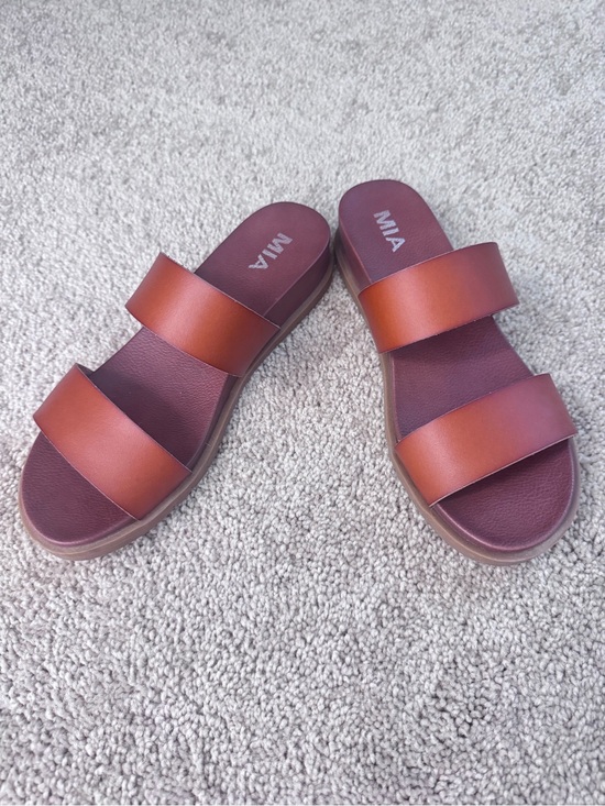 MIA Shoes - Mia Leather Sandals Women’s 8.5